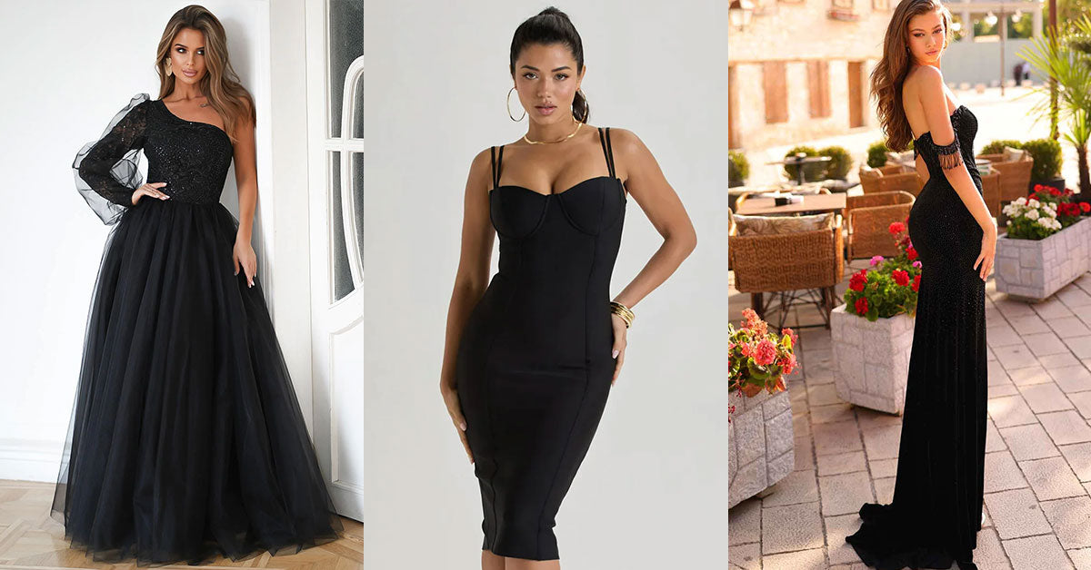 Black dress styles best sale