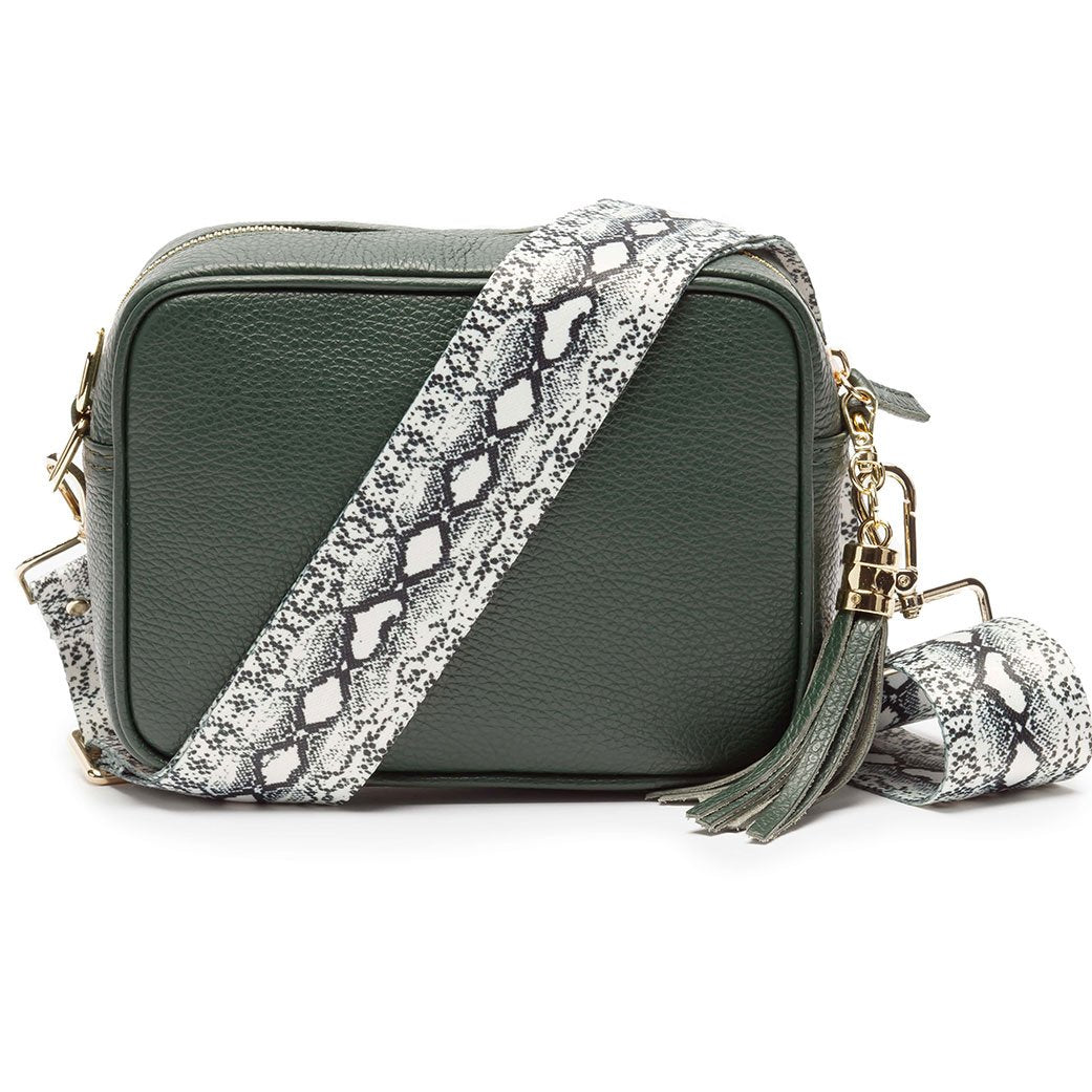 Elie Beaumont Crossbody strap - Python