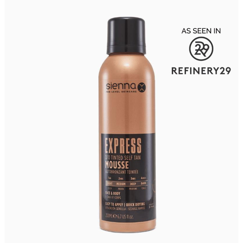 Sienna X EXPRESS Q10 Self Tan Tinted Mousse