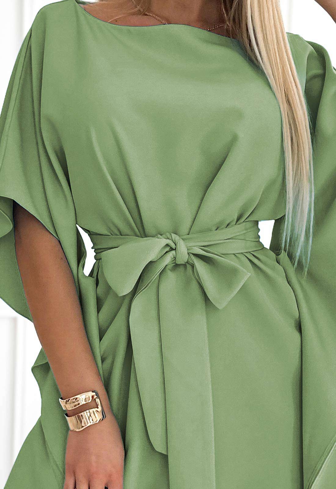 LBD Exclusive Green Butterfly Dress