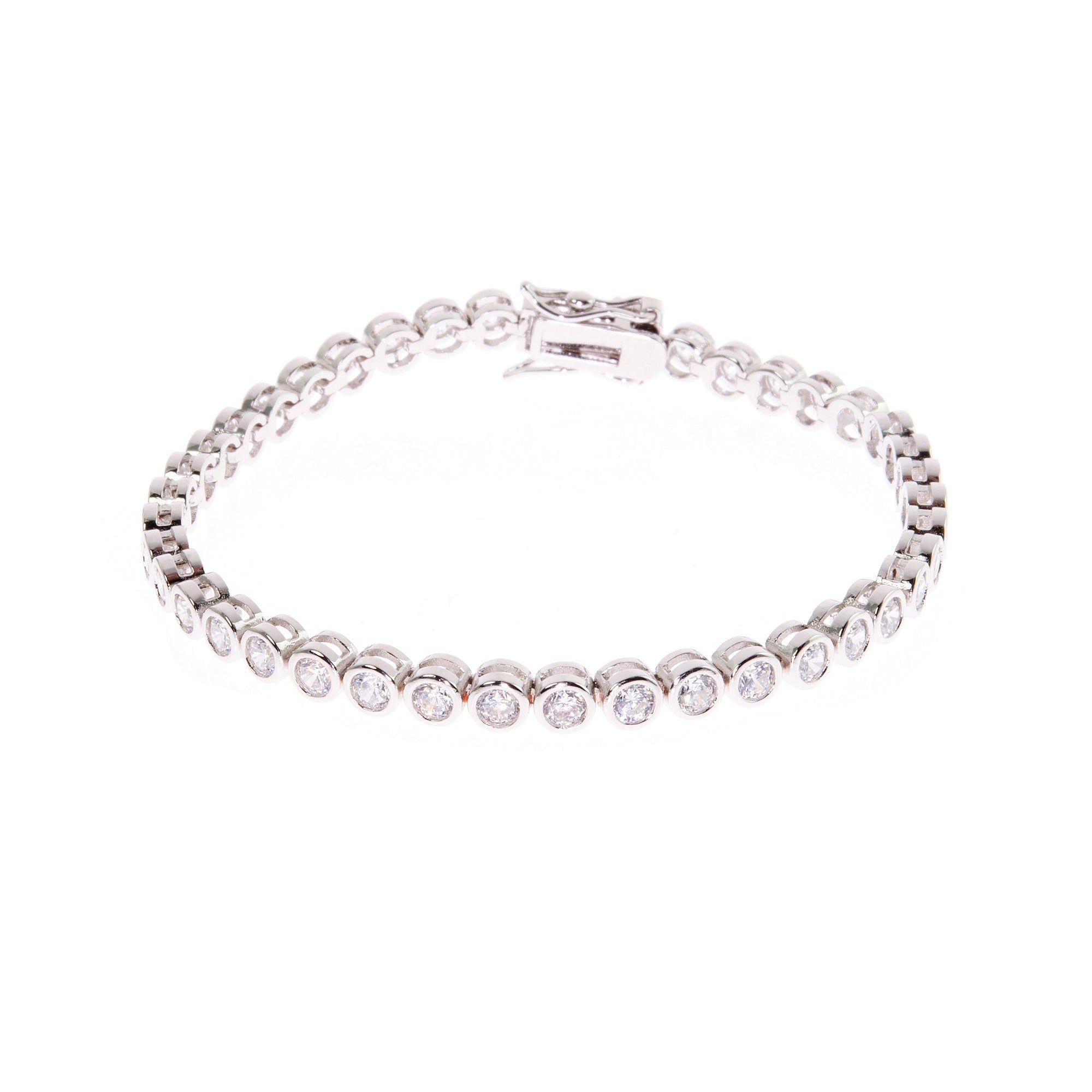 Cachet London Dawn Silver Tennis Bracelet