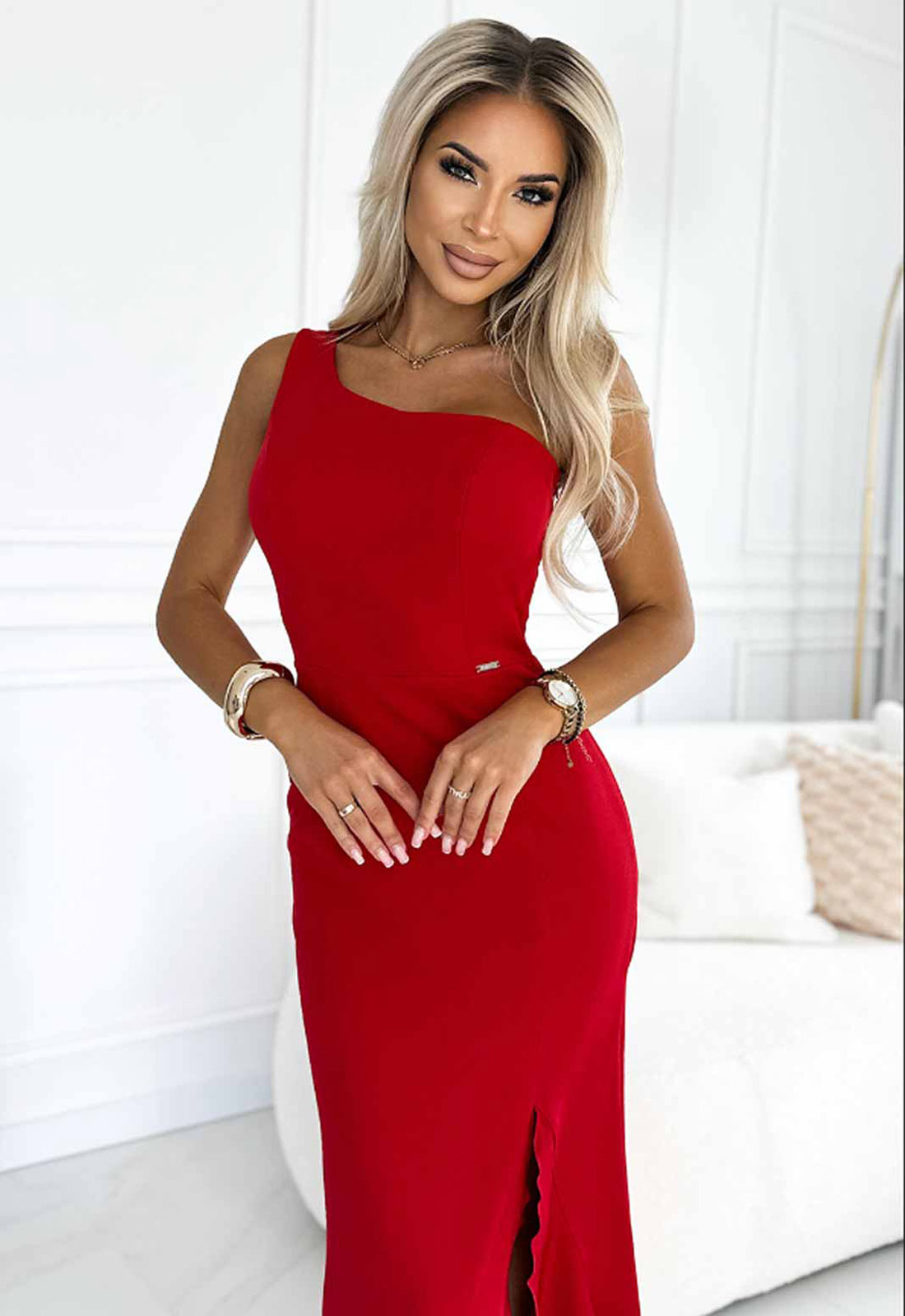 LBD Exclusive Red Catalina Maxi Dress