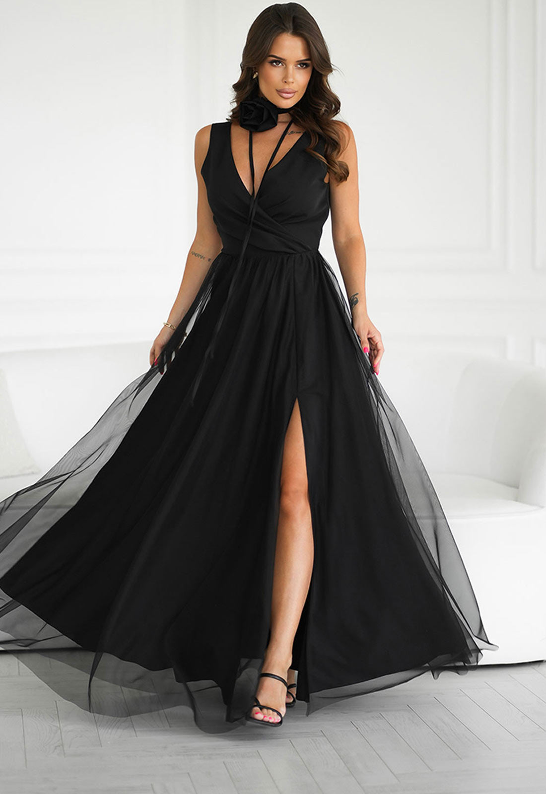 LBD Exclusive Black Angelina Tulle Dress