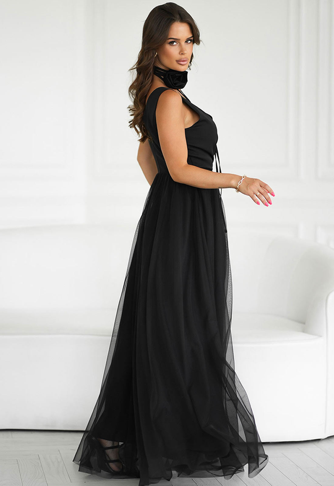 LBD Exclusive Black Angelina Tulle Dress