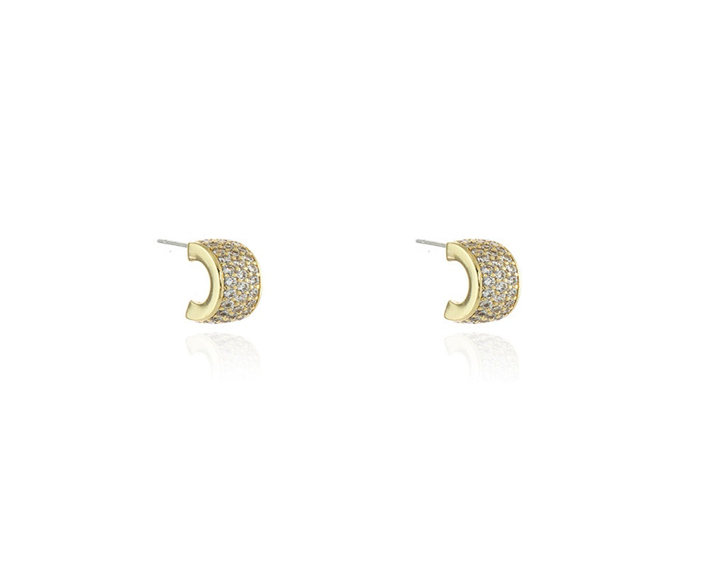 Cachet London Lily Gold Hoop Earrings