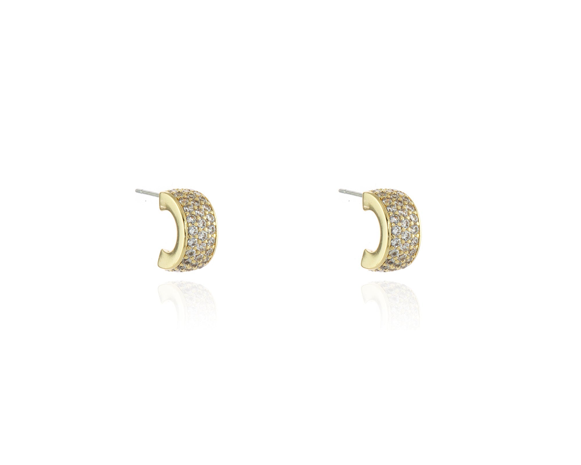 Cachet London Lily Gold Hoop Earrings