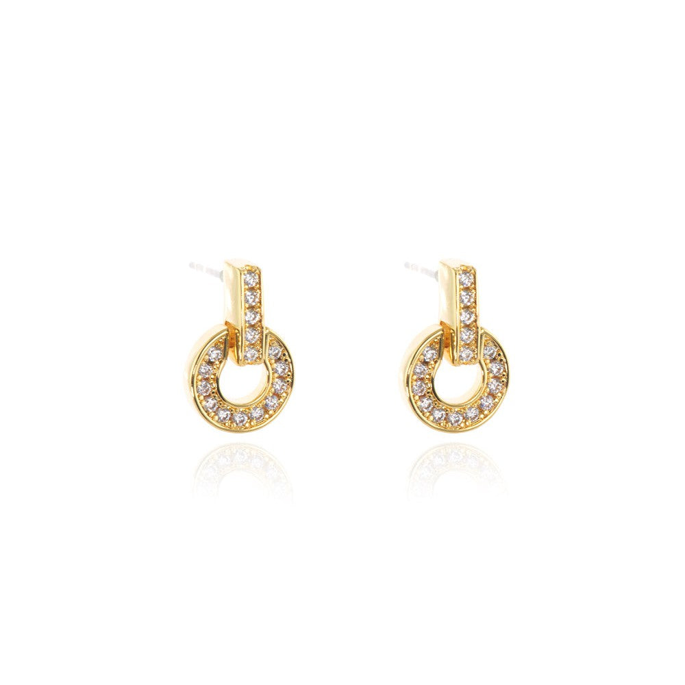 Cachet London Elana Gold Drop Earrings