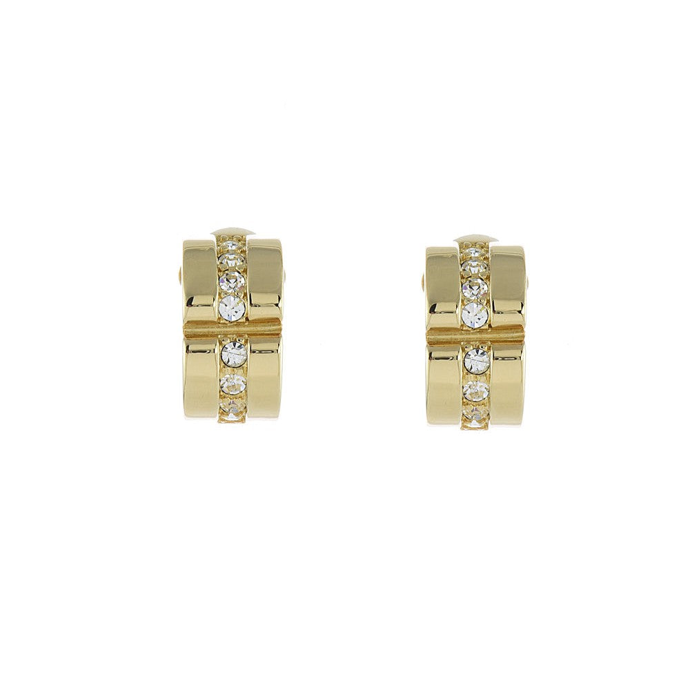 Cachet London Matice Gold Clip On Earrings