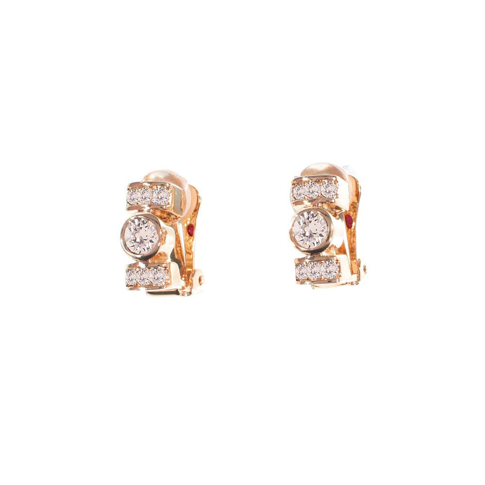 Cachet London Terri Rose Gold Clip On Earrings