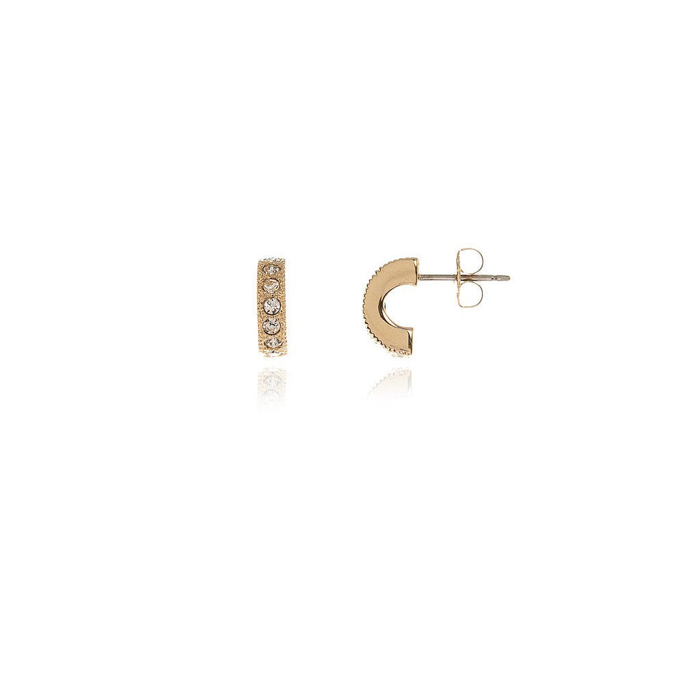 Cachet London Saga 10mm Gold Earrings