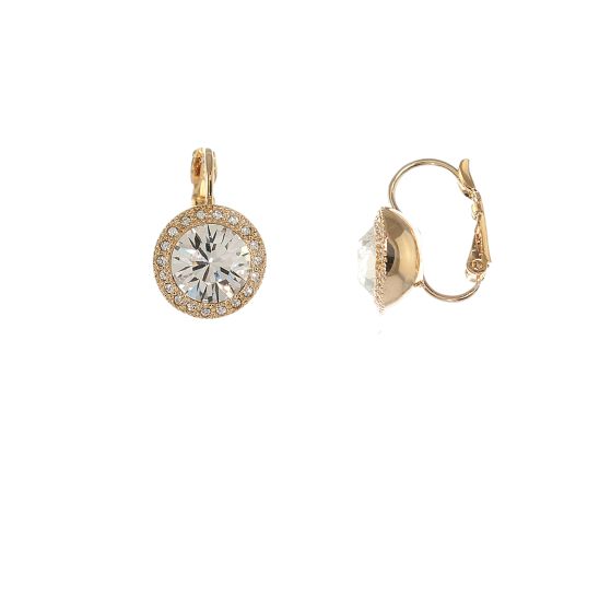 Cachet London Sosie Pavee Gold Earrings