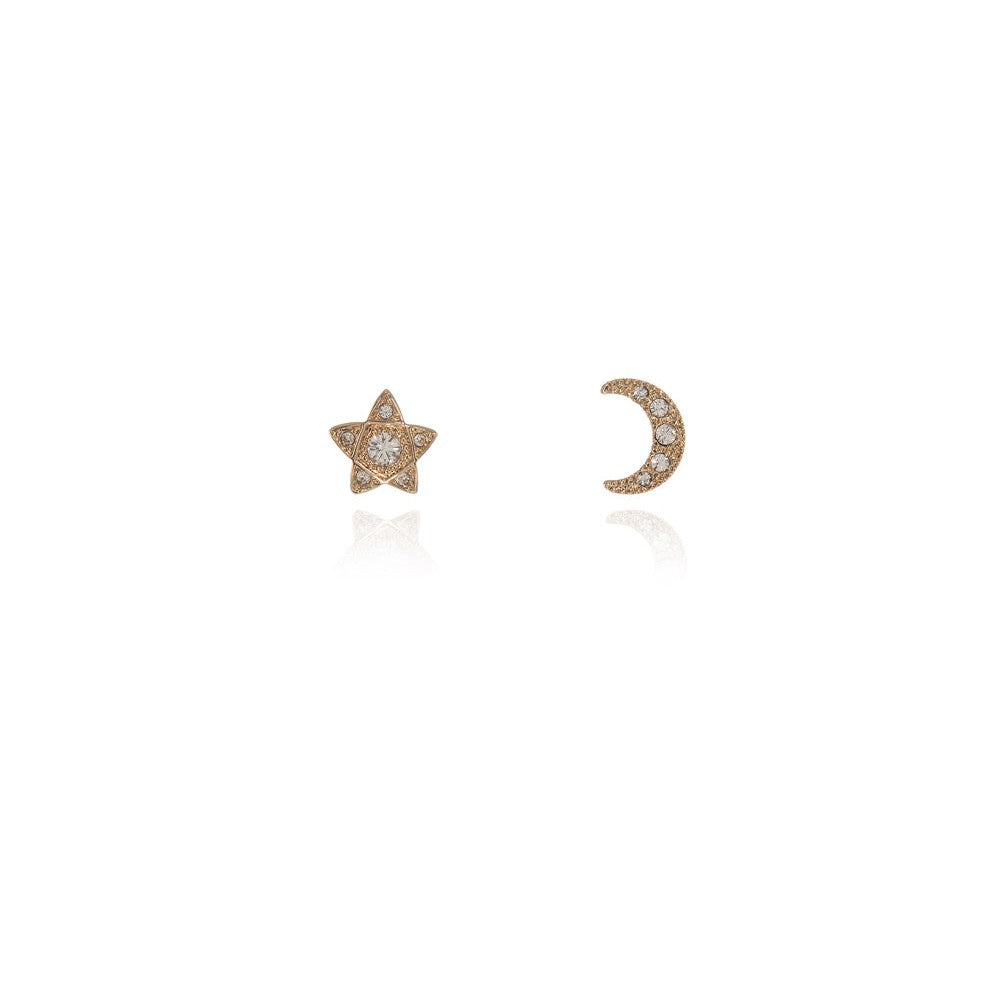 Cachet London Lunar Star Gold Earrings