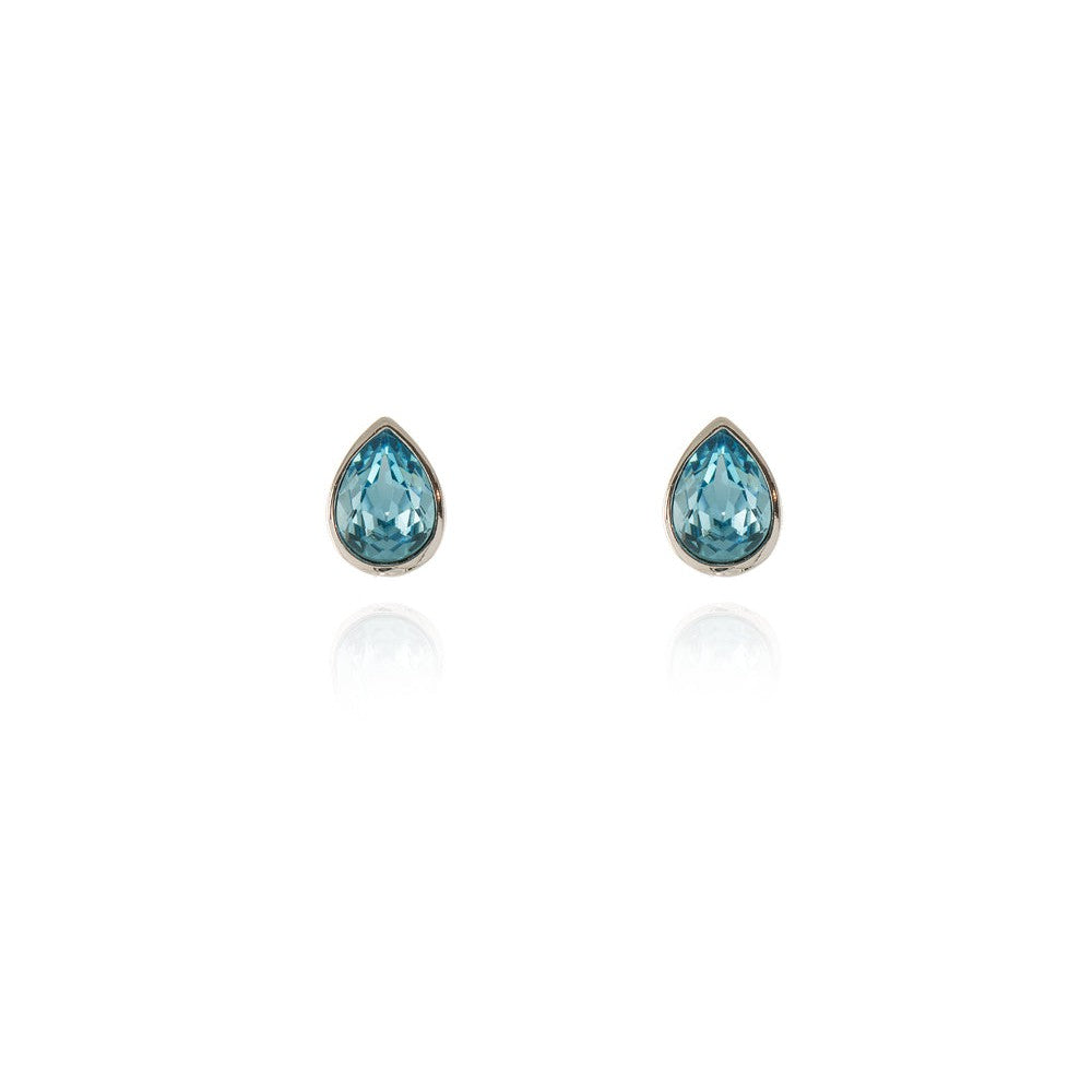 Cachet London Ran Silver Aquamarine Earrings