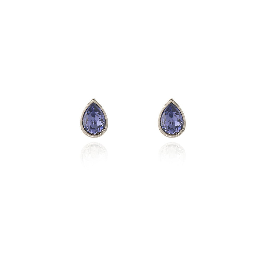 Cachet London Ran Silver Tanzanite Earrings