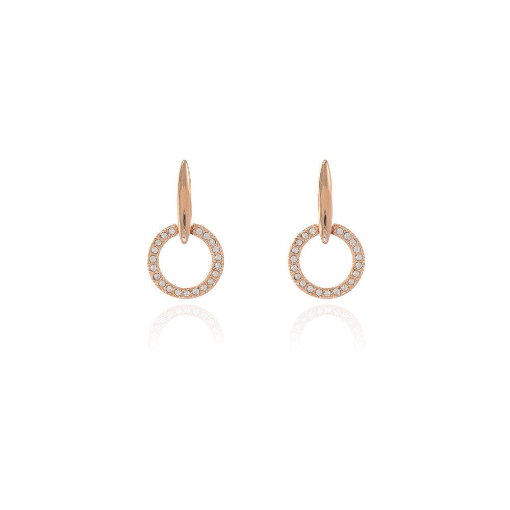 Cachet London Lara Drop Rose Gold Earrings