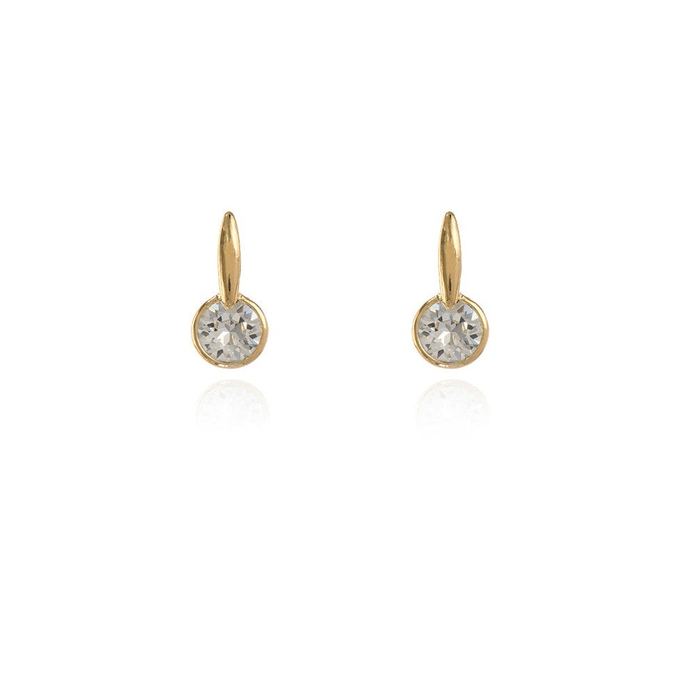 Cachet London Lara Simple Stud Gold Earrings