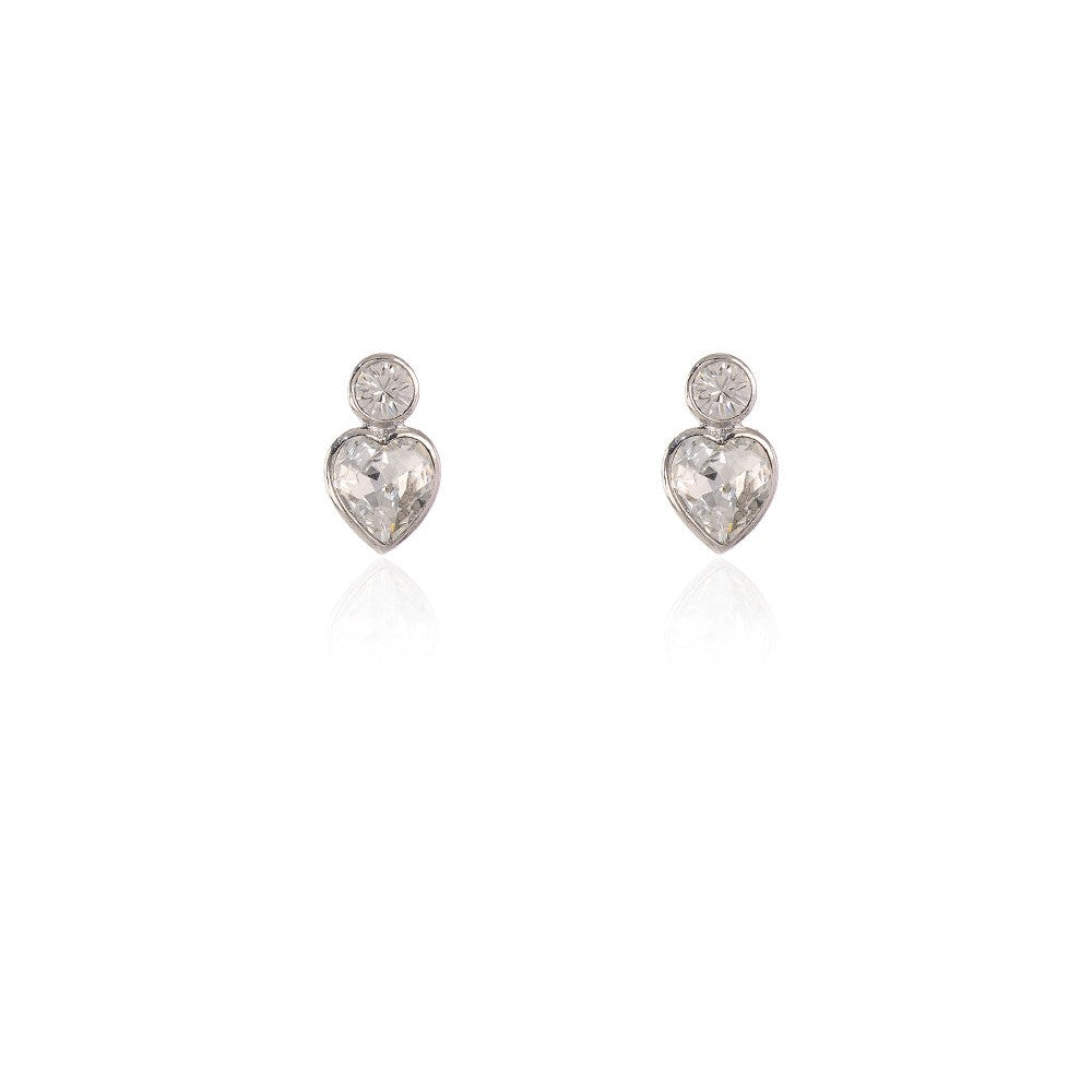 Cachet London Posy Simple Silver Earrings