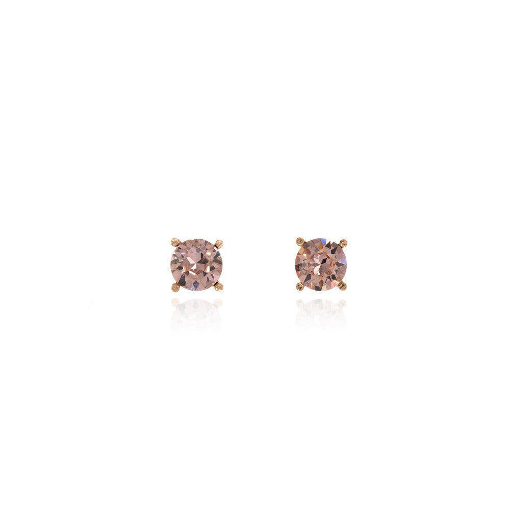 Cachet London Laine 8mm Vintage Rose Gold Earrings