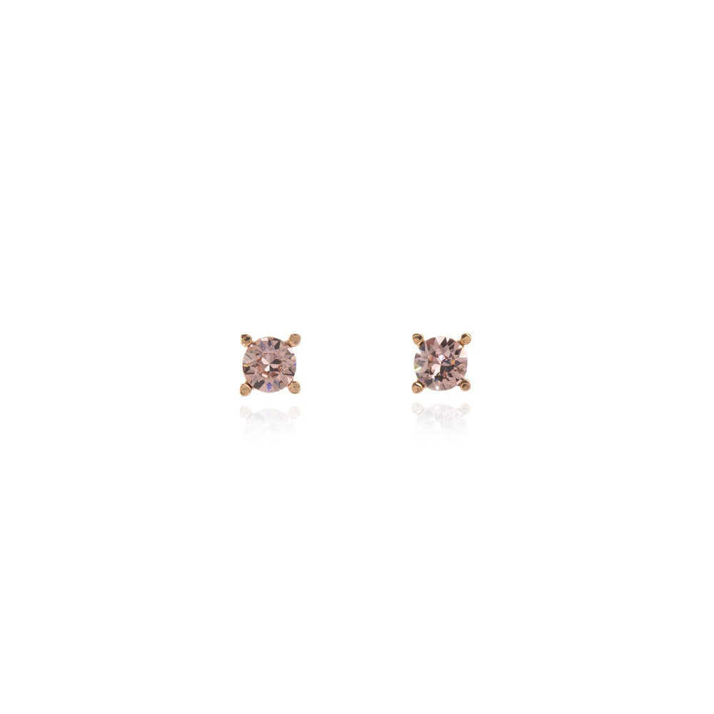 Cachet London Laine 6mm Vintage Rose Gold Earrings