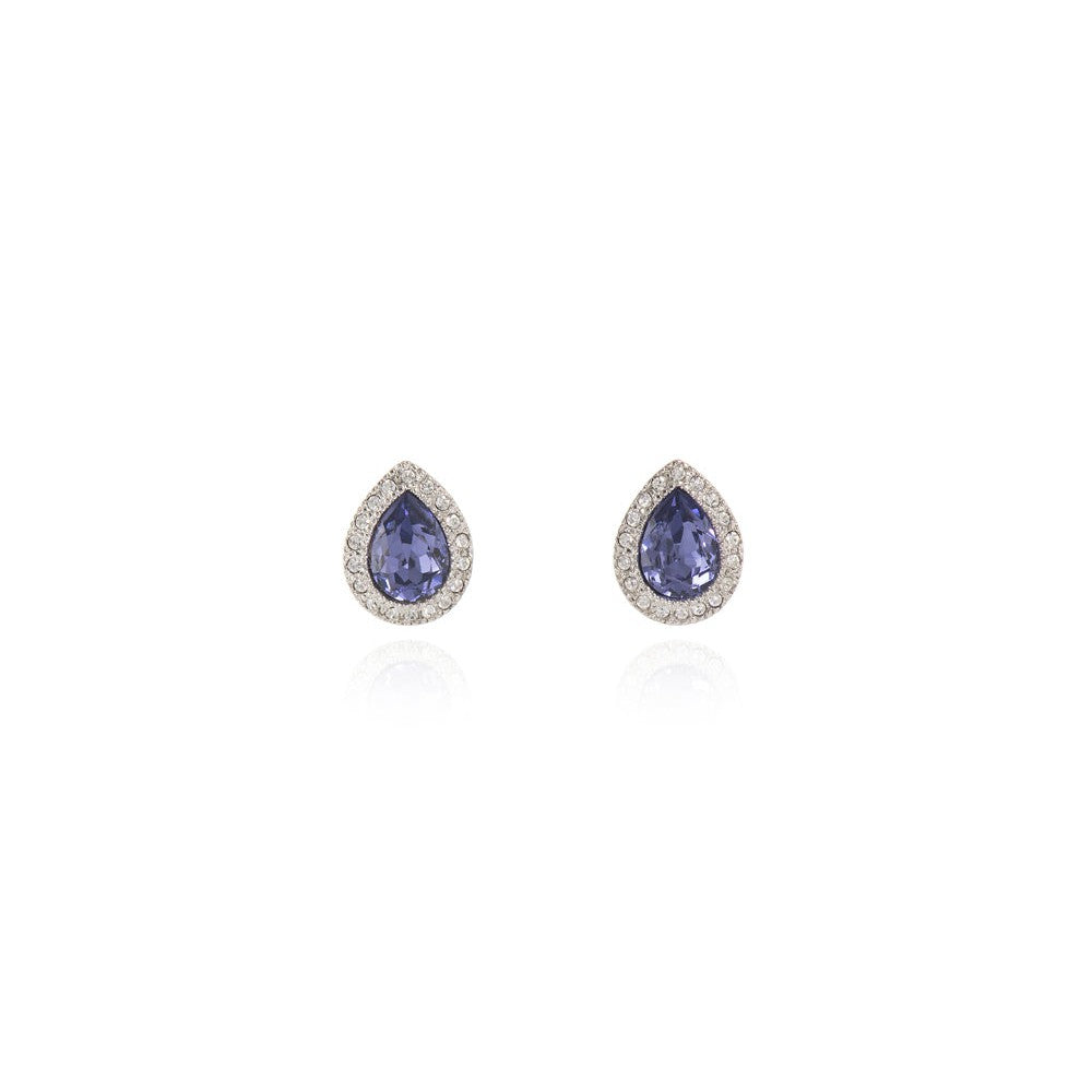 Cachet London Talma Silver Tanzanite Earrings