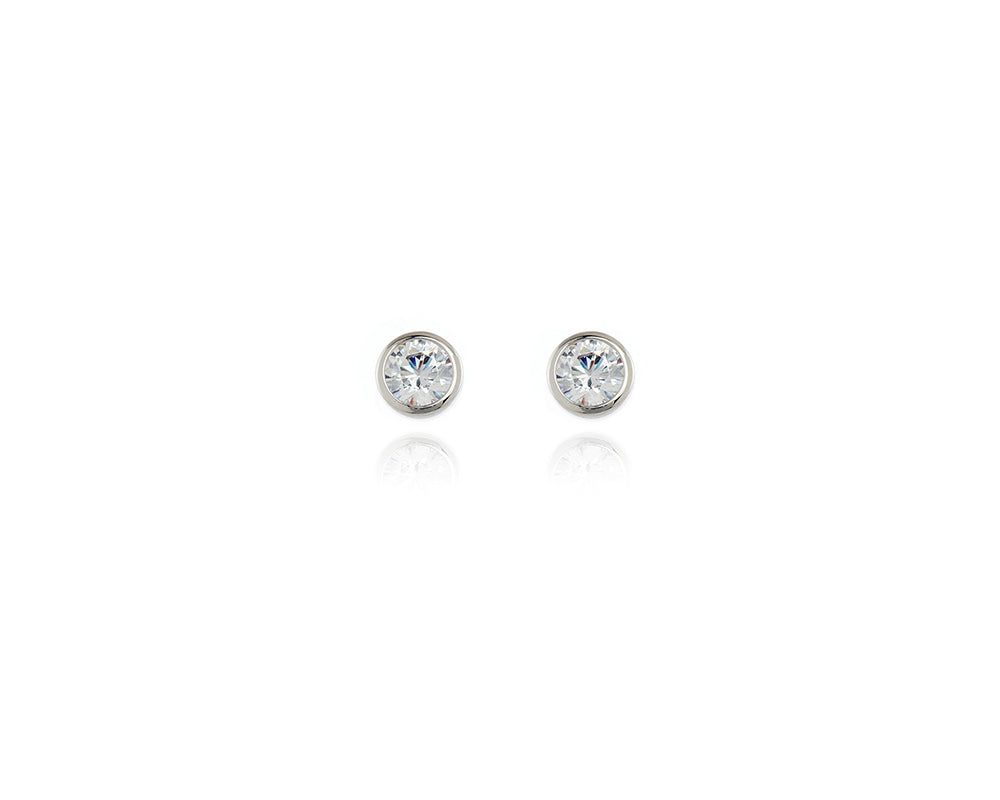 Cachet London Hatsu 8mm Silver Earrings