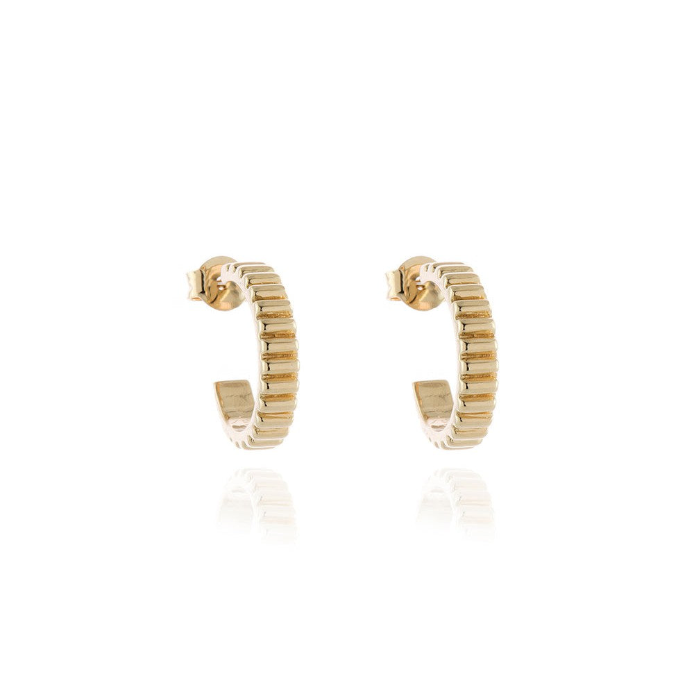 Cachet London Ricci Gold Hoop Earrings