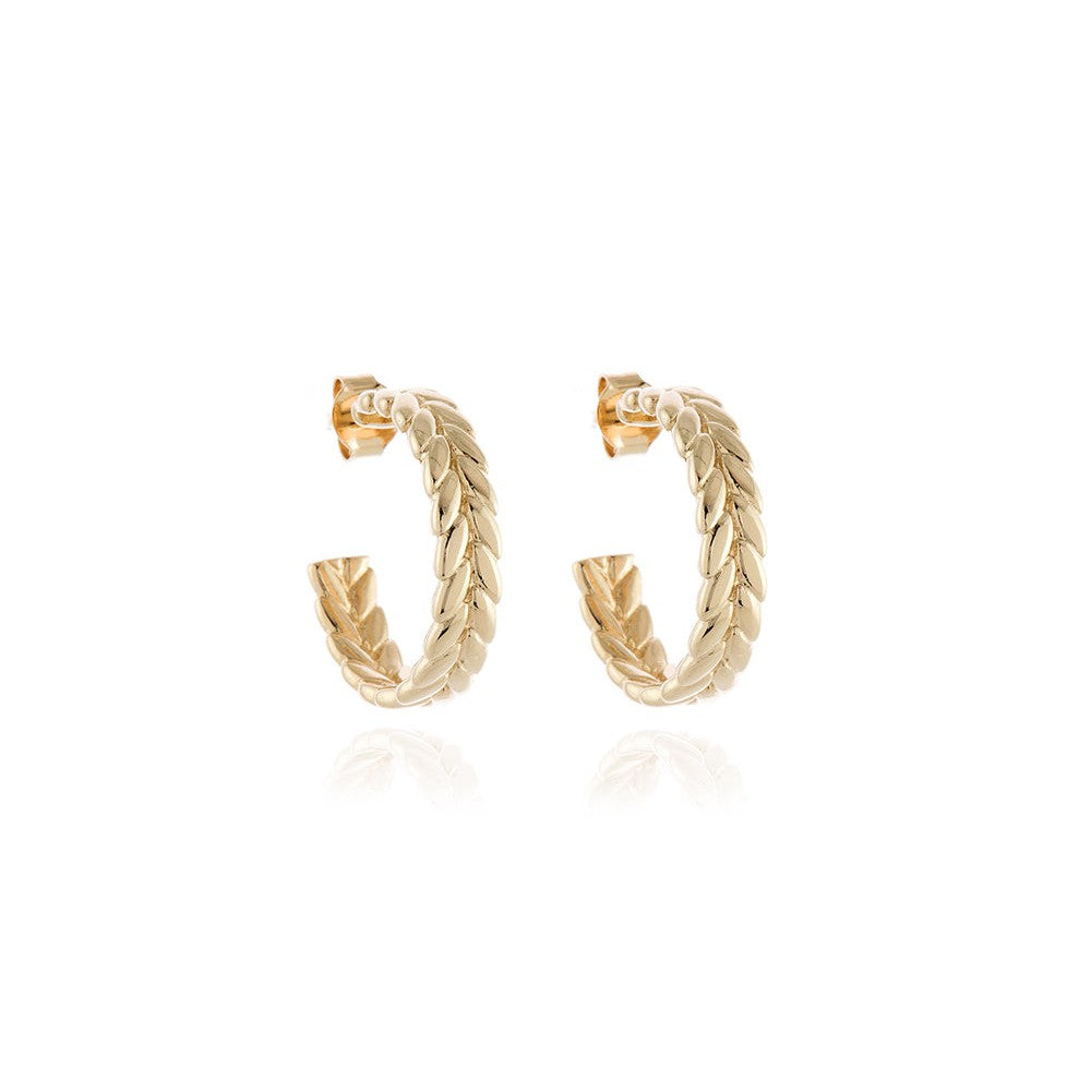 Cachet London Oletta Gold Hoop Earrings