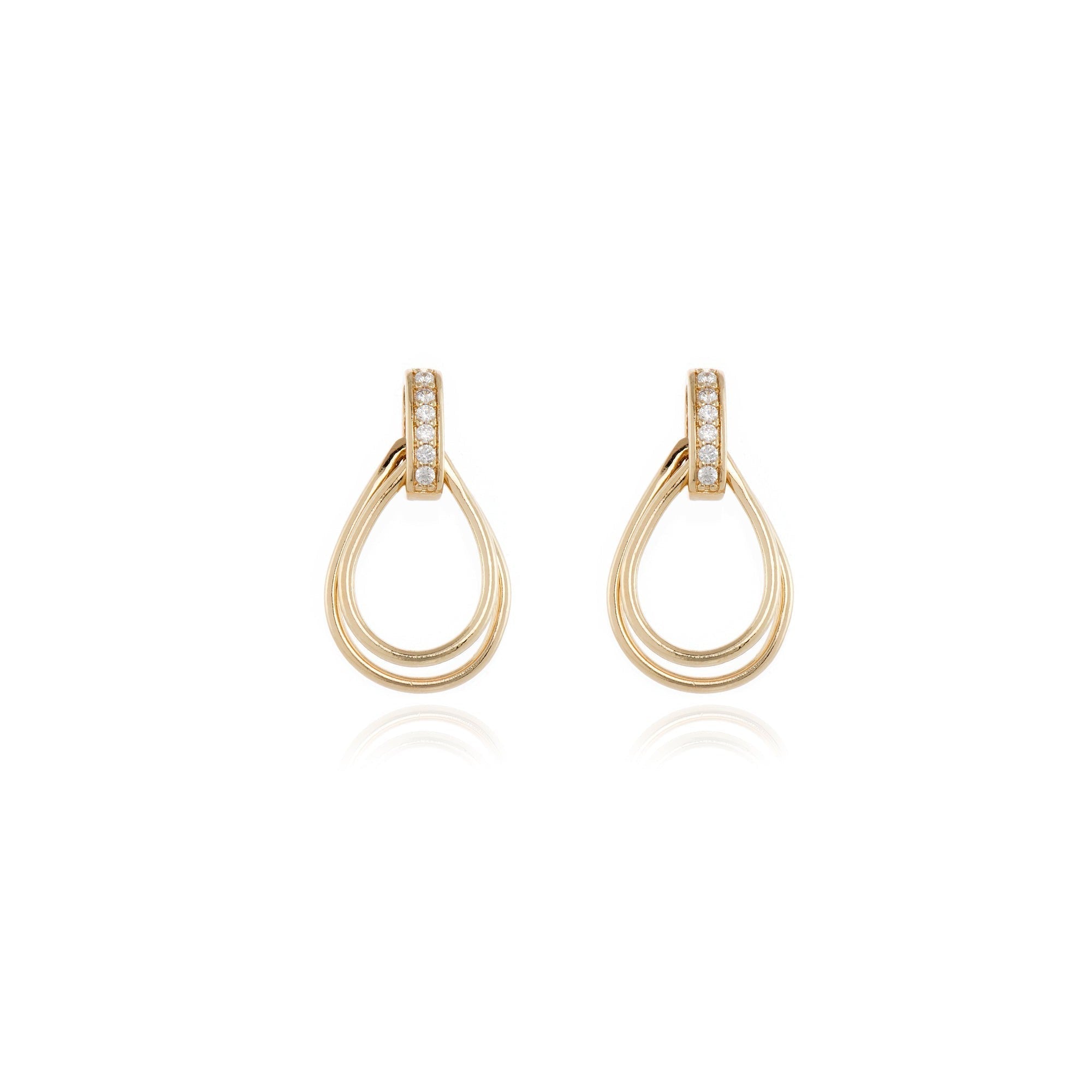 Cachet London Qiao Gold Earrings