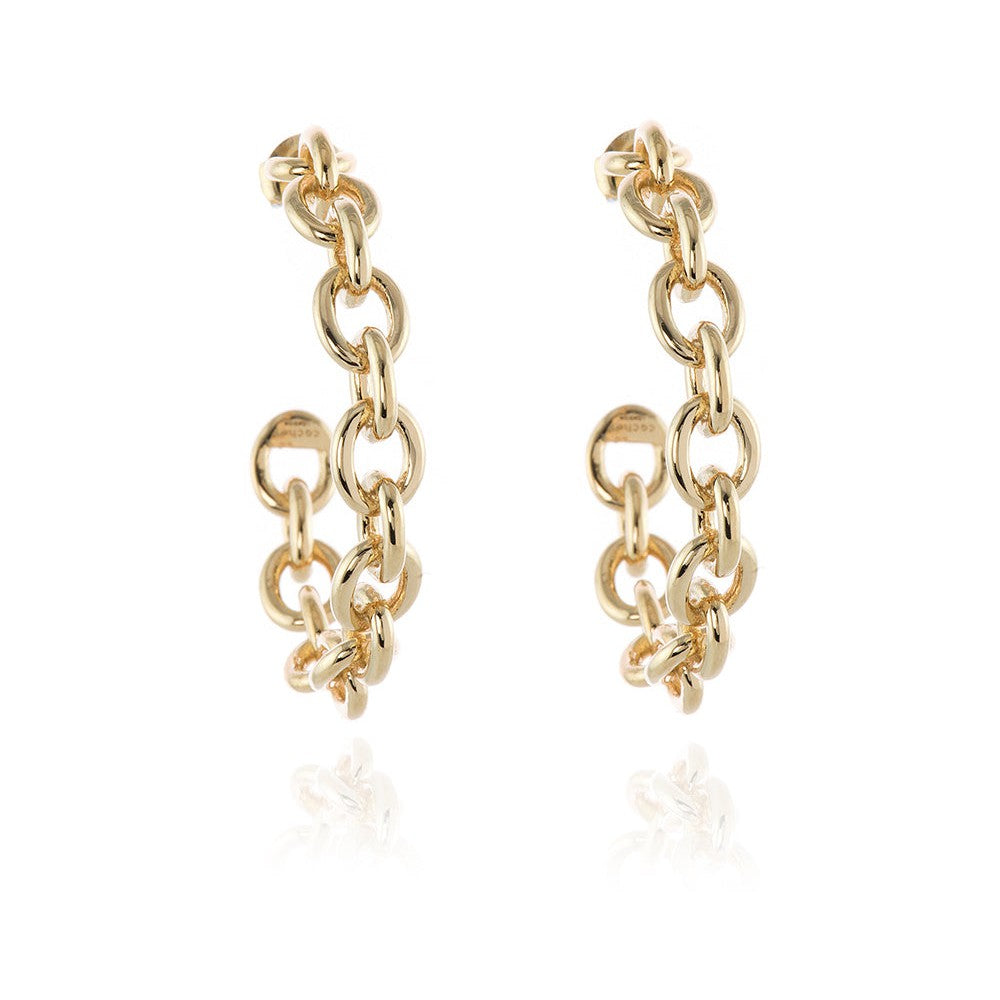 Cachet London Oleta Gold Hoop Earrings