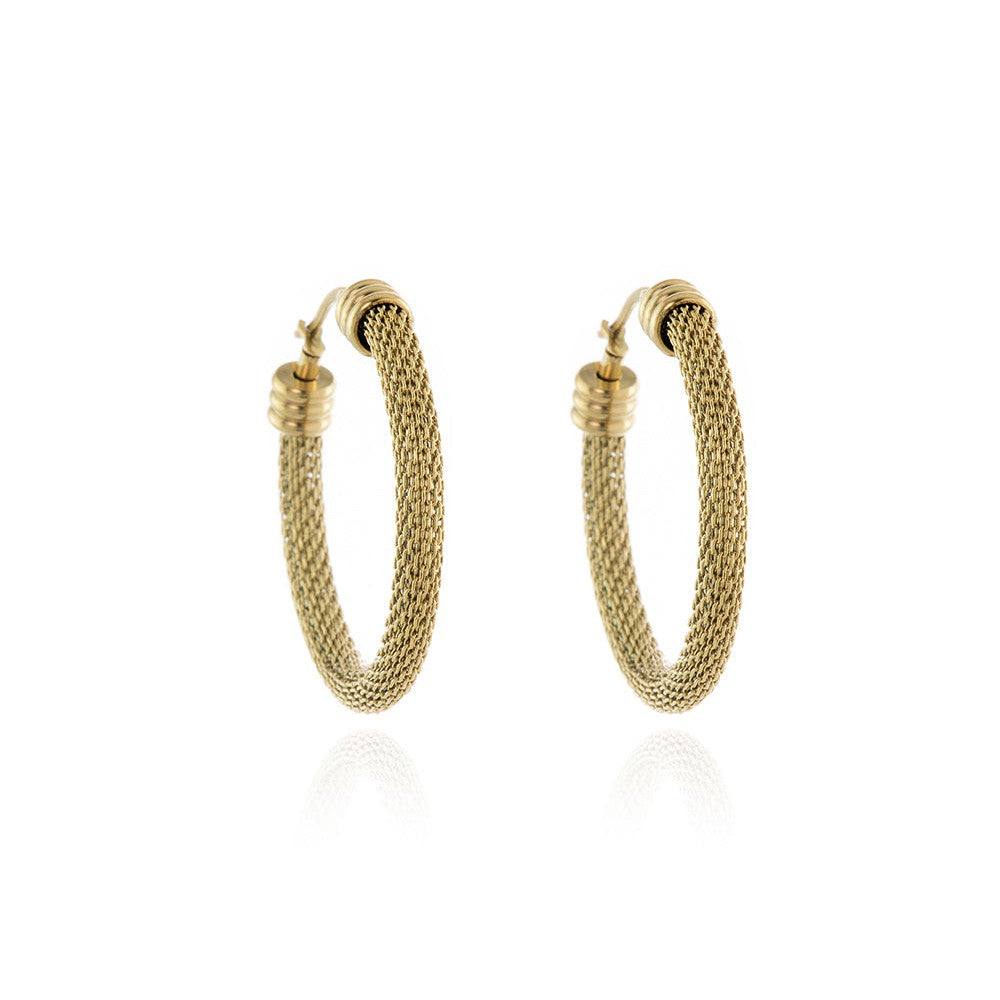 Cachet London Cady Gold Hoop Earrings