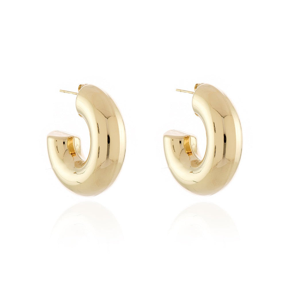 Cachet London Deliz Gold Hoop Earrings