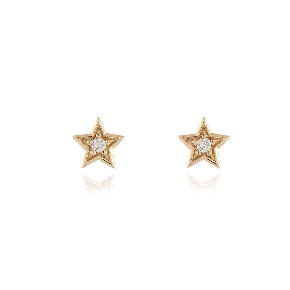 Cachet London Luna Star Gold Earrings