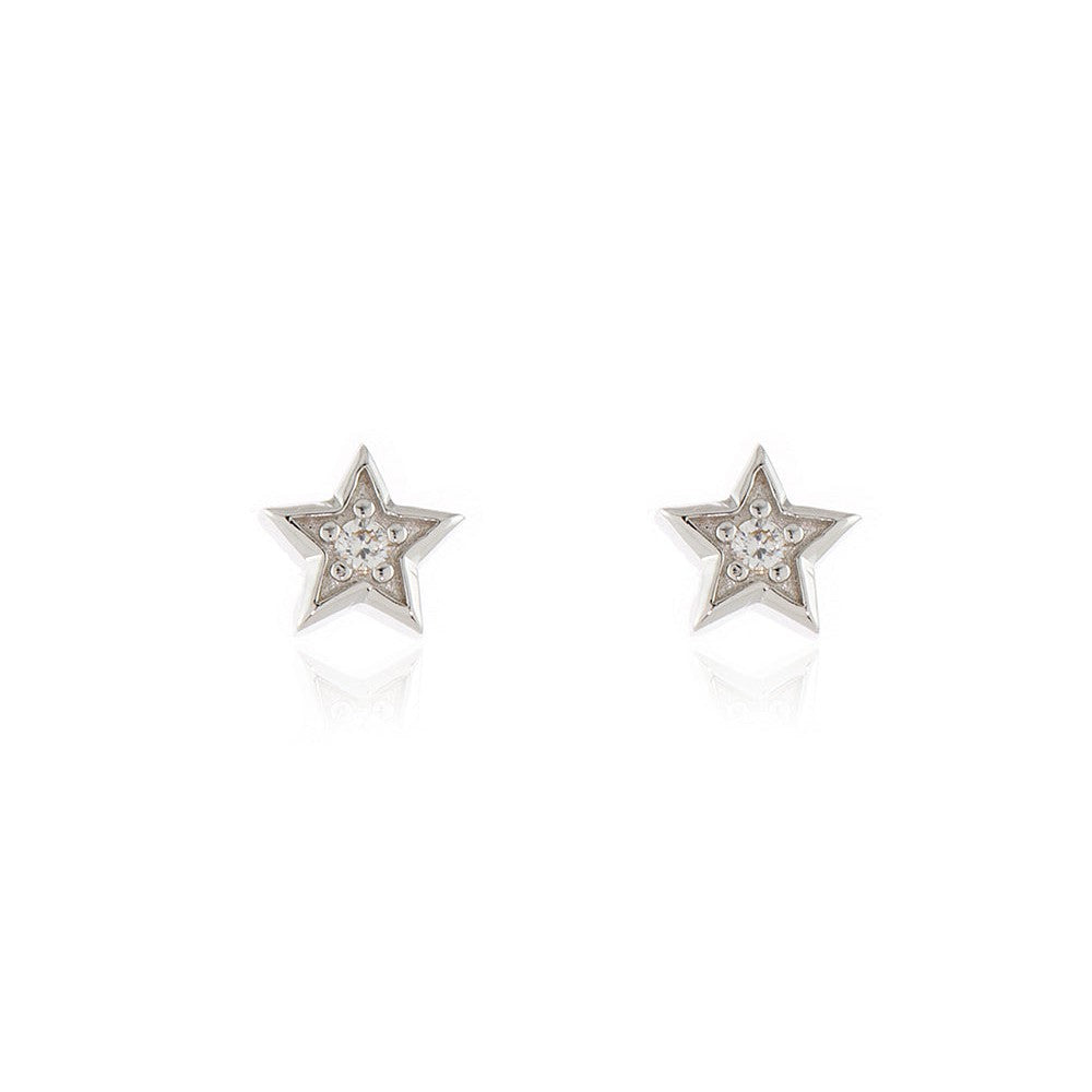 Cachet London Luna Star Silver Earrings