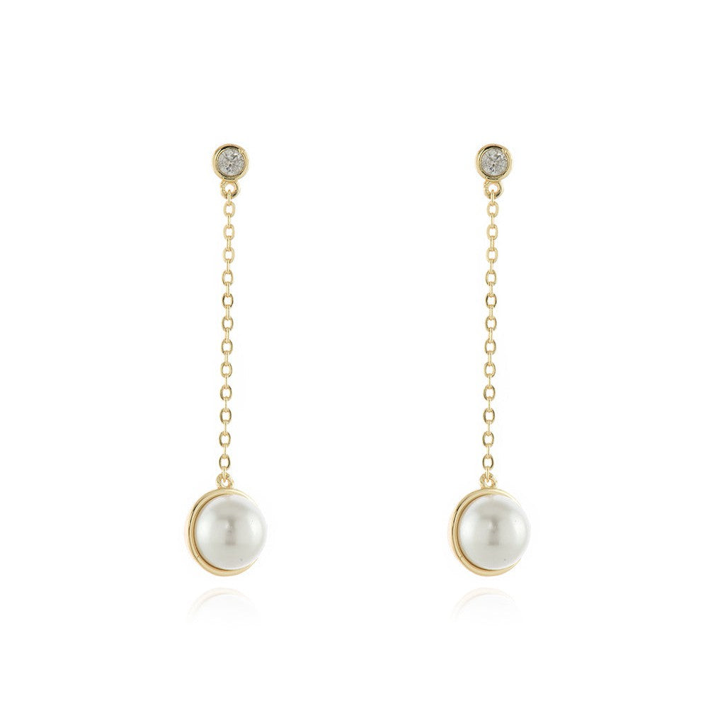 Cachet London Paris Gold Drop Earrings