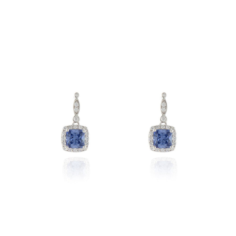 Cachet London Tanis Silver Tanzanite Earrings