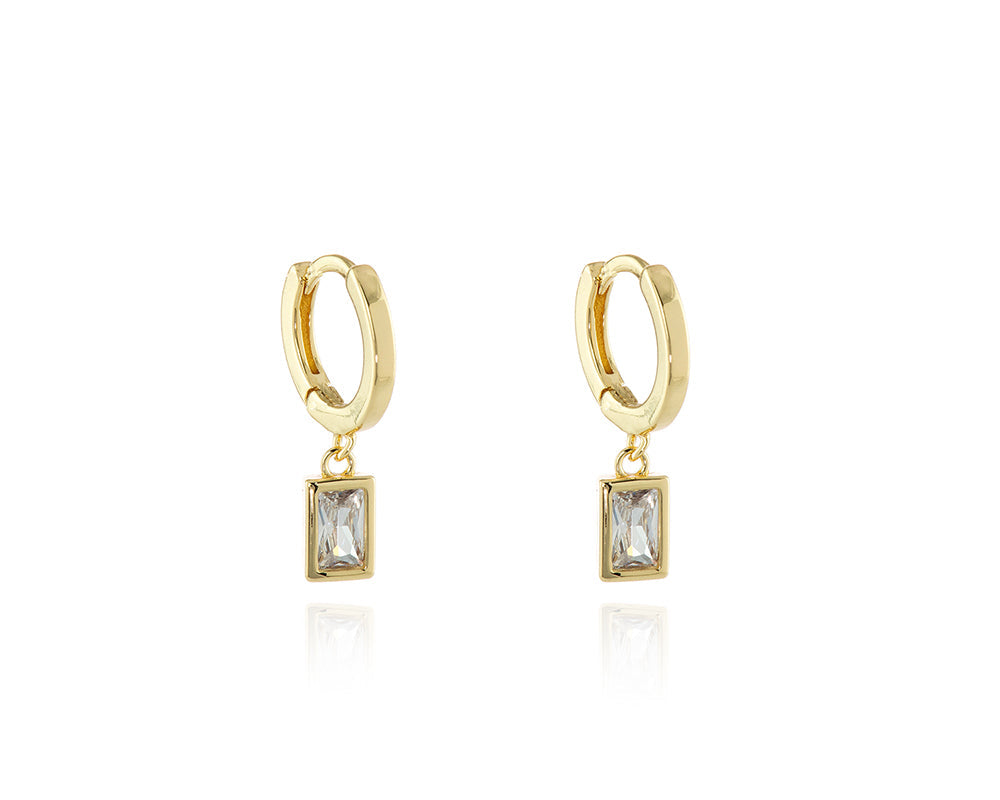 Cachet London Rosala Gold Huggie Earrings