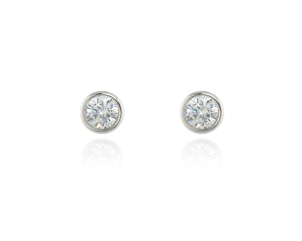 Cachet London Hatsu 8mm Silver Earrings