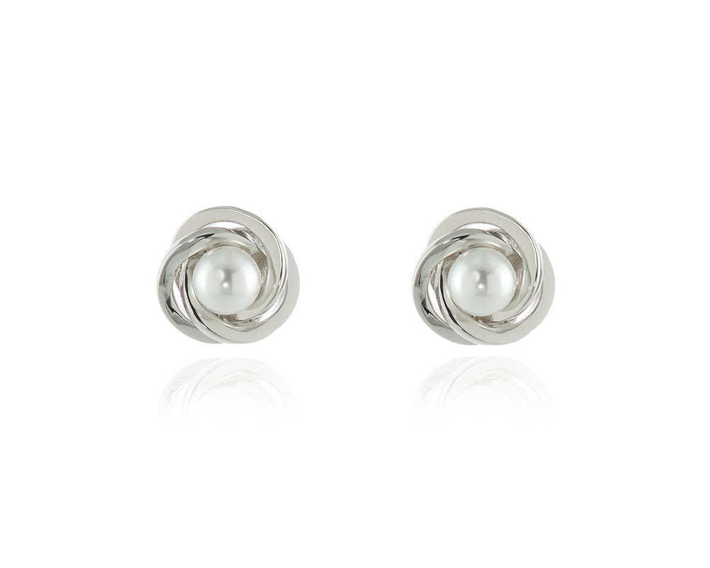 Cachet London Qi Silver Earrings