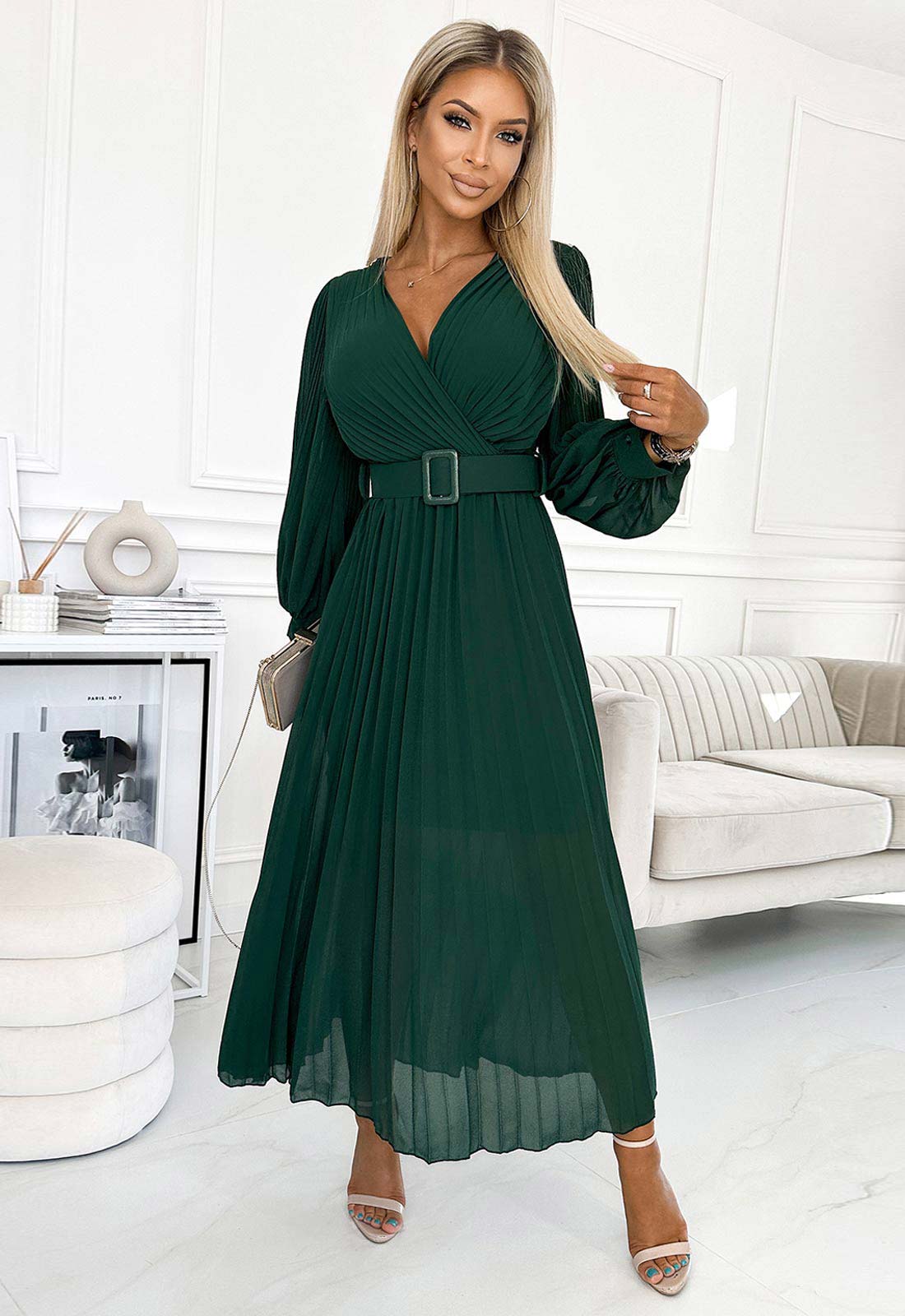 LBD Exclusive Green Klara Dress