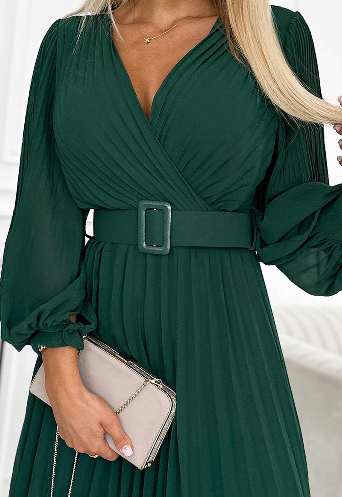 LBD Exclusive Green Klara Dress