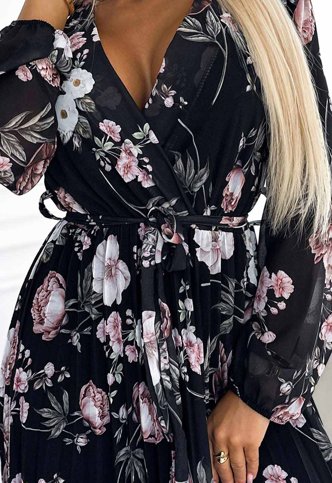 LBD Exclusive Anna Dark Print Dress