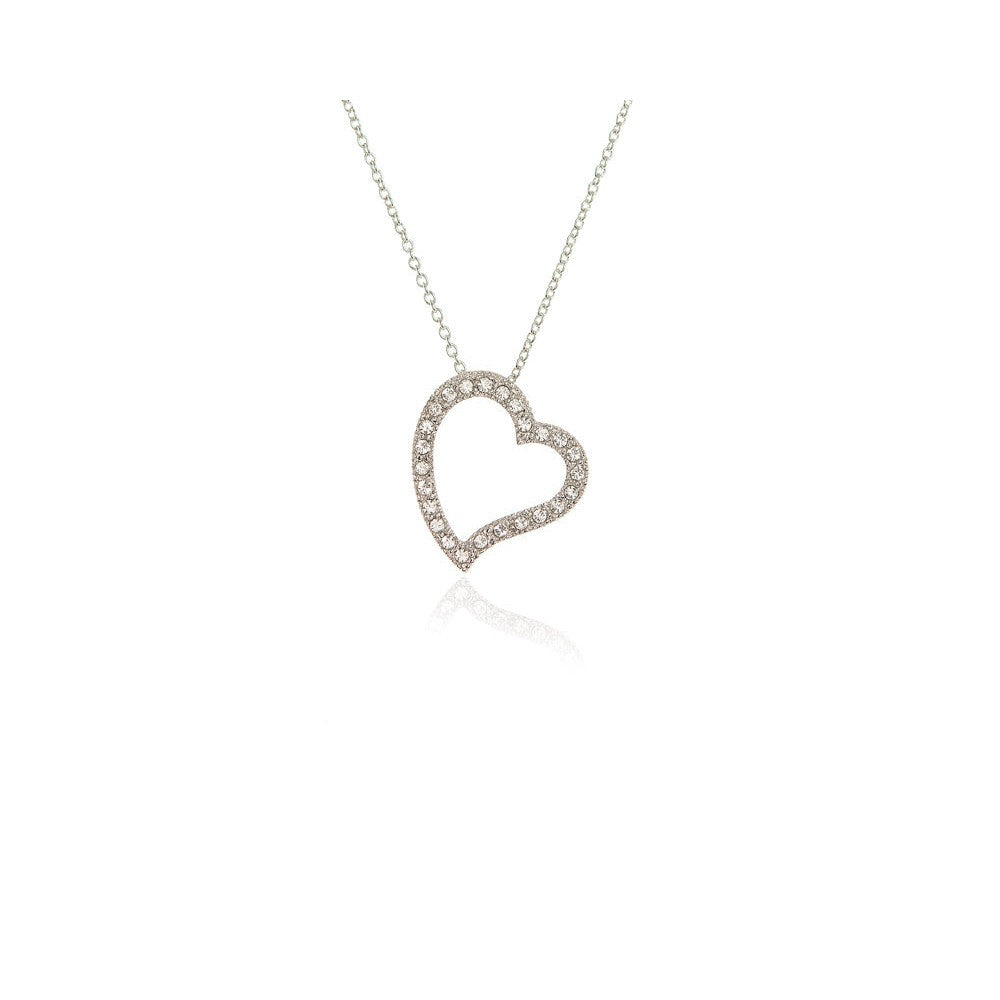 Cachet London Hebe Silver Heart Pendant