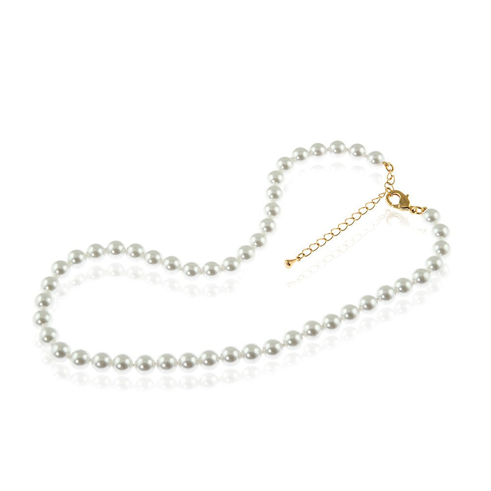 Cachet London Mabel Silver 40cm Pearl Necklace