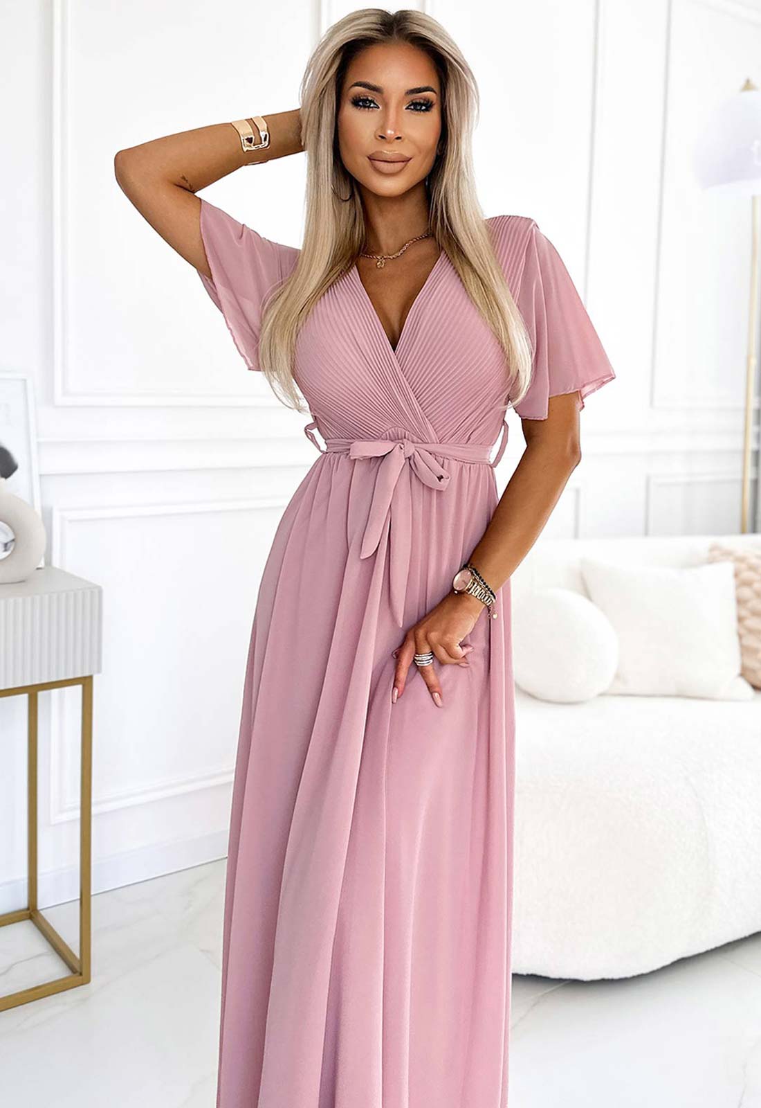 LBD Exclusive Pink Ella Maxi Dress