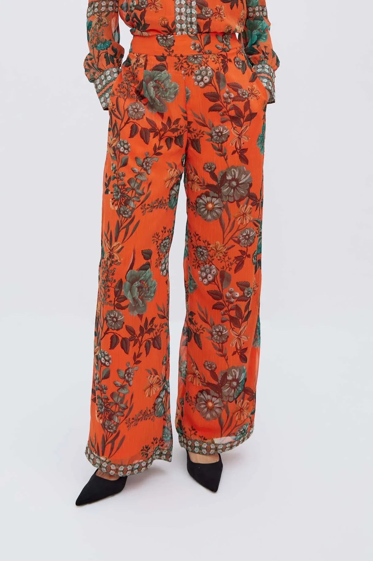 Raishma Studio Orange Aspen Trousers