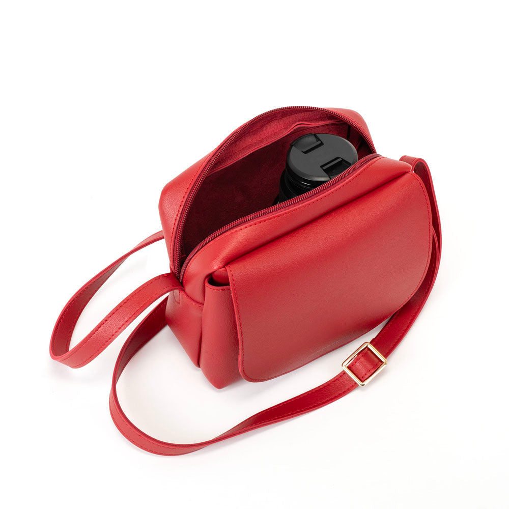 Campo Marzio Adele Camera Bag - Cherry Red