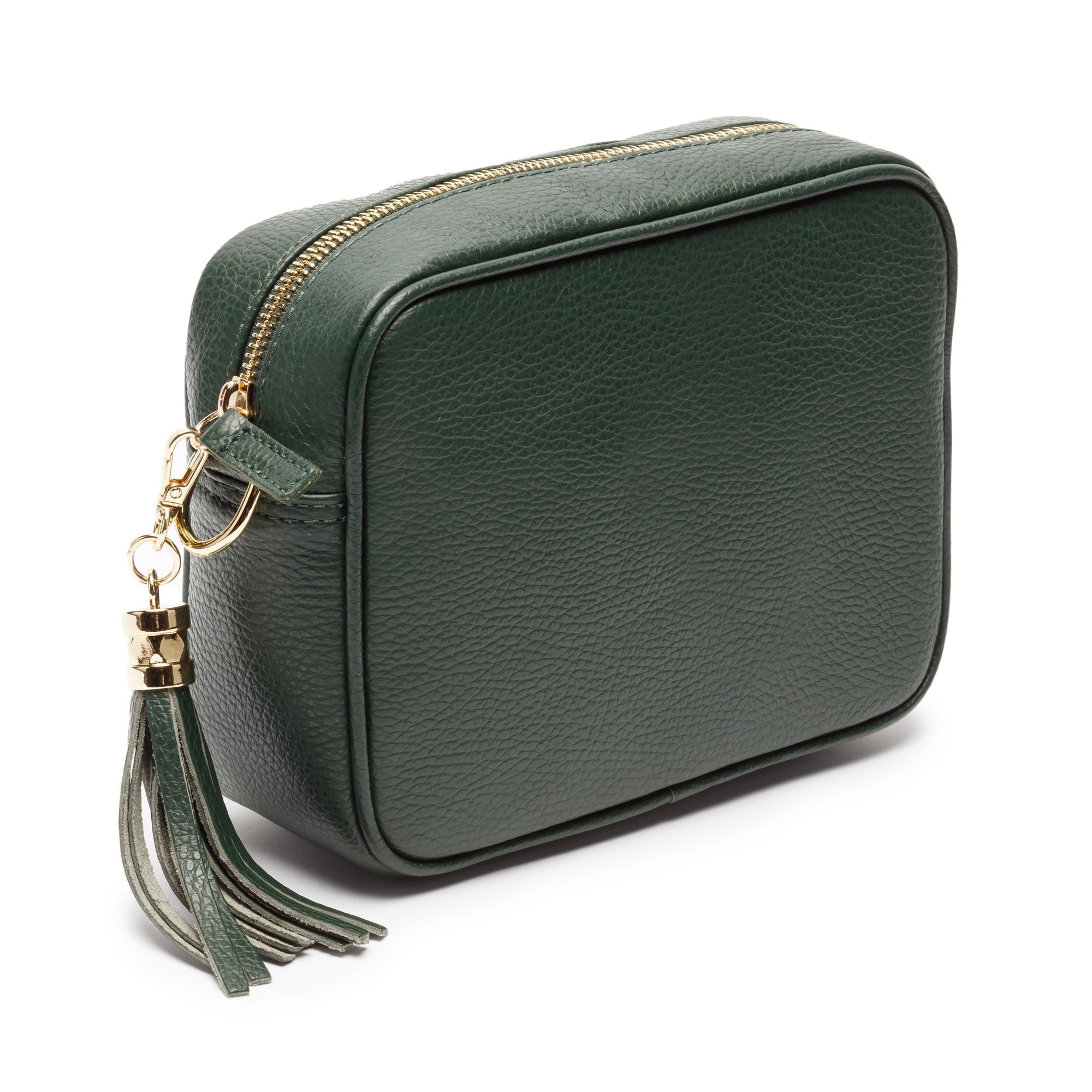 Elie Beaumont Crossbody Tassel Bottle Green