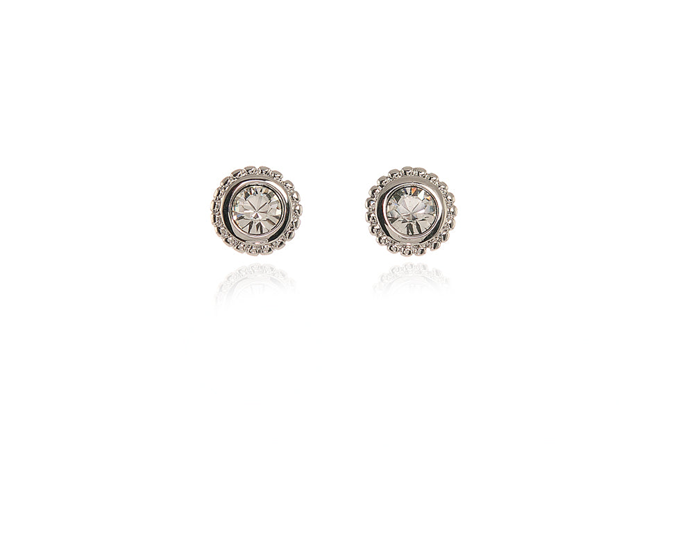 Cachet London Bree Solitaire Silver Earrings