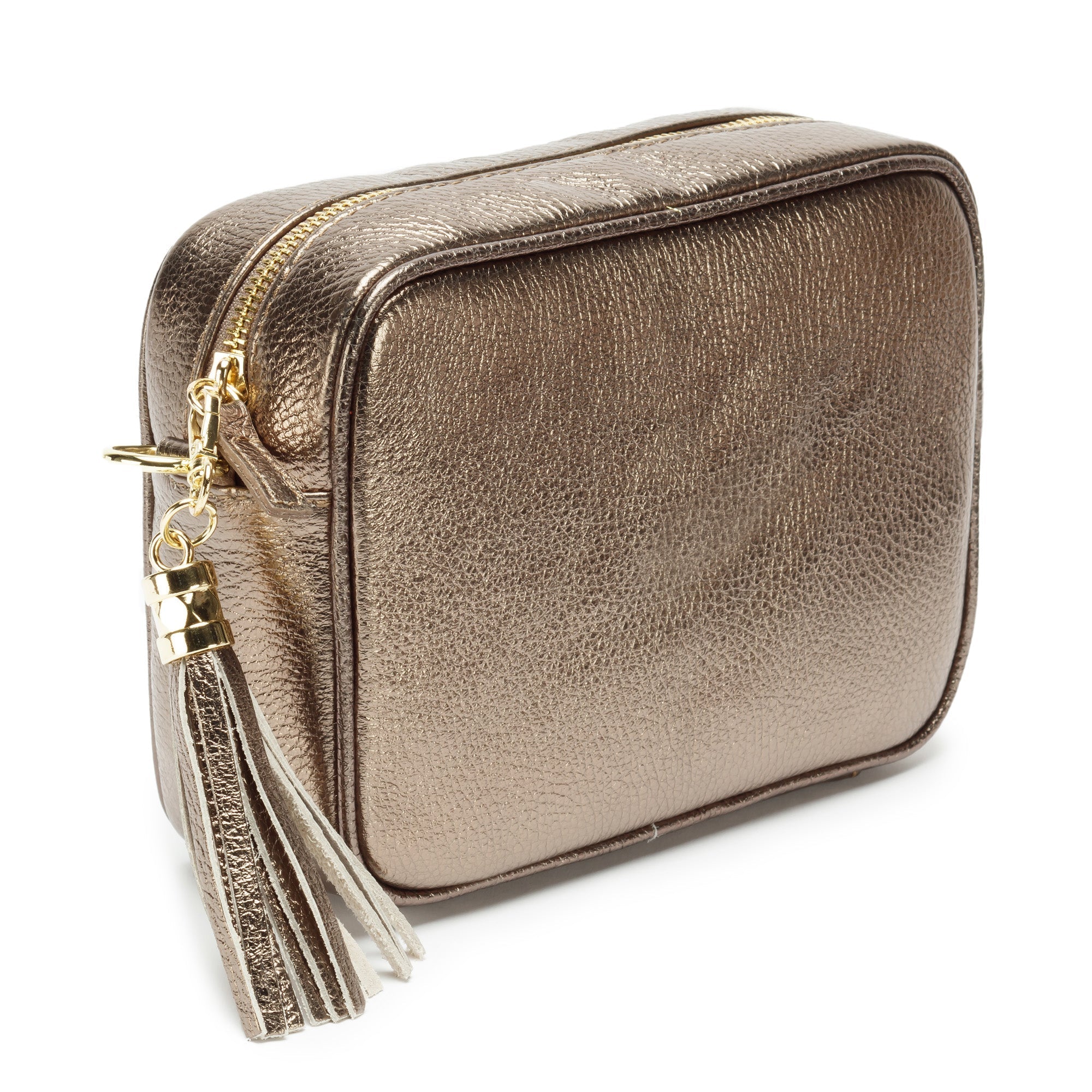 Elie Beaumont Crossbody Tassel Bronze