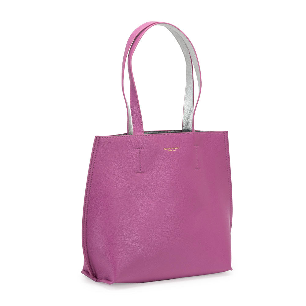 Campo Marzio Iconic Midi Tote Bag - Mauve Silver